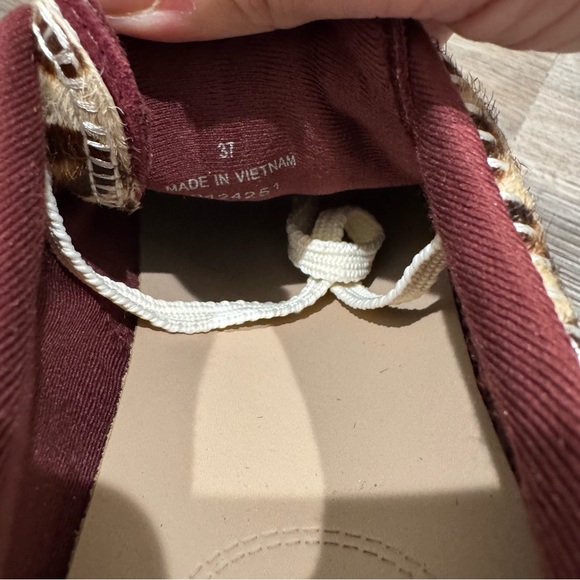 Chloe Nama Leopard Print Calf Hair Jungle Brown Sneakers - Picture 11 of 16